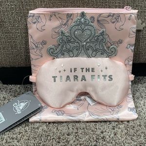 Princess overnight pouch and sleep mask